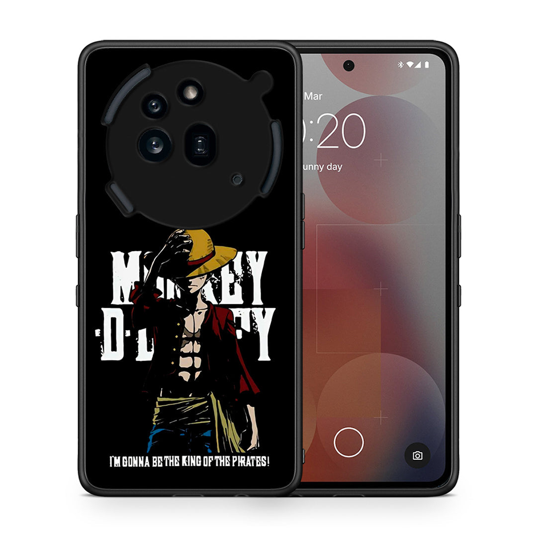 Θήκη Nothing Phone 3a Pro 5G Pirate King από τη Smartfits με σχέδιο στο πίσω μέρος και μαύρο περίβλημα | Nothing Phone 3a Pro 5G Pirate King case with colorful back and black bezels
