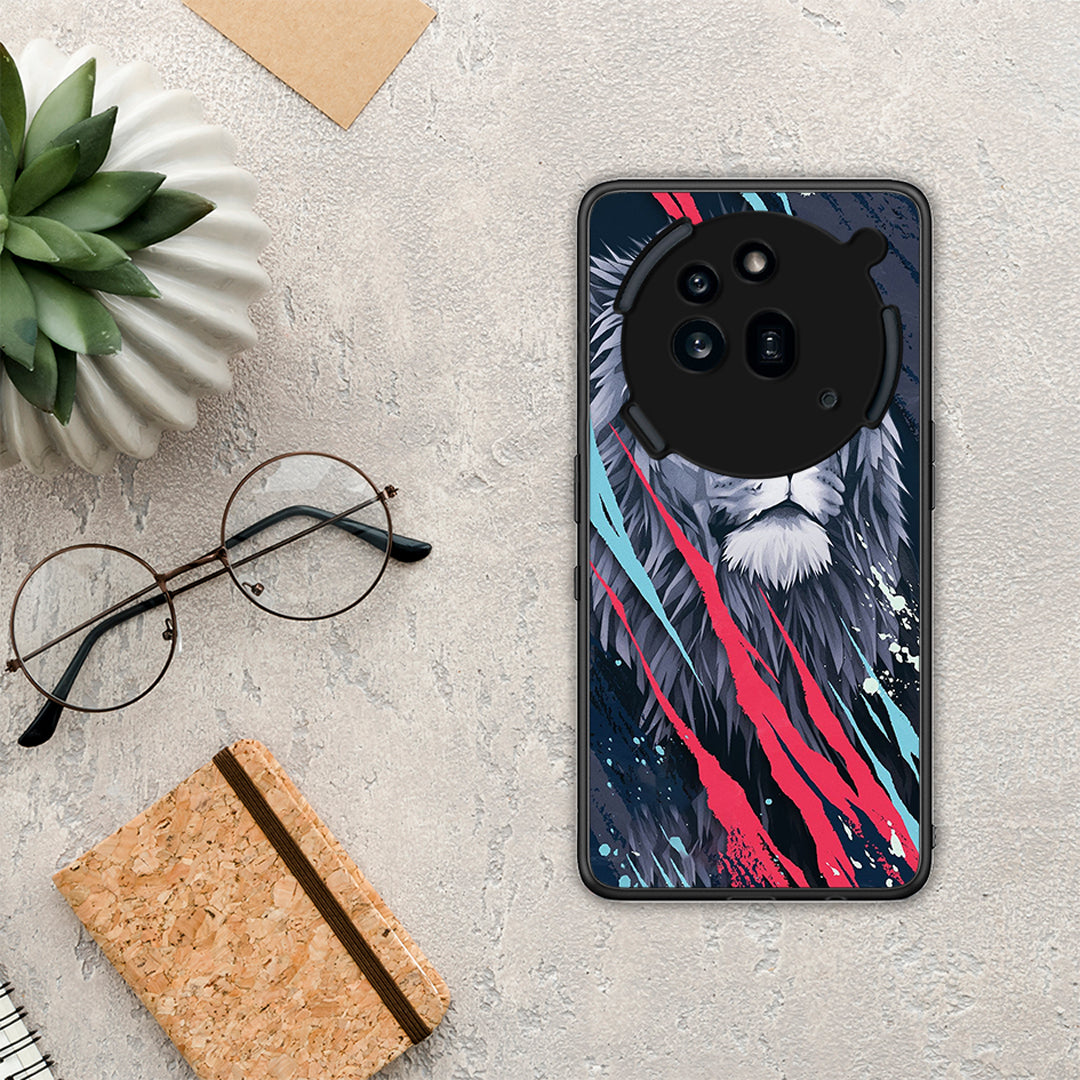 PopArt Lion Designer - Nothing Phone 3a Pro 5G θήκη