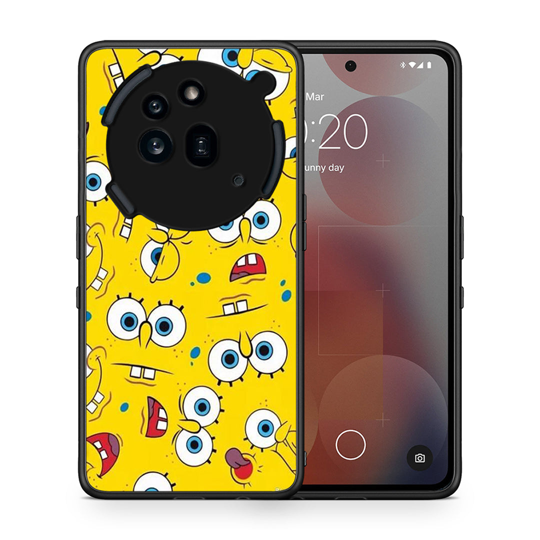 Θήκη Nothing Phone 3a Pro 5G Sponge PopArt από τη Smartfits με σχέδιο στο πίσω μέρος και μαύρο περίβλημα | Nothing Phone 3a Pro 5G Sponge PopArt case with colorful back and black bezels