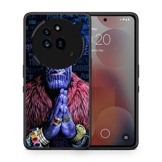 Θήκη Nothing Phone 3a Pro 5G Thanos PopArt από τη Smartfits με σχέδιο στο πίσω μέρος και μαύρο περίβλημα | Nothing Phone 3a Pro 5G Thanos PopArt case with colorful back and black bezels
