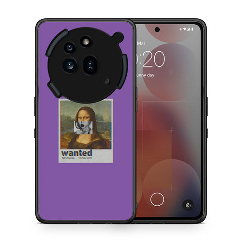 Θήκη Nothing Phone 3a Pro 5G Monalisa Popart από τη Smartfits με σχέδιο στο πίσω μέρος και μαύρο περίβλημα | Nothing Phone 3a Pro 5G Monalisa Popart case with colorful back and black bezels
