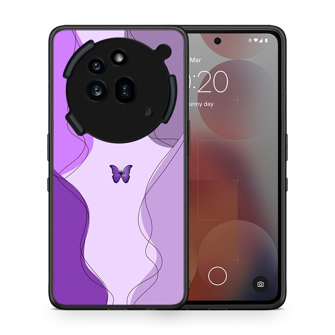 Purple Mariposa - Nothing Phone 3a Pro 5G θήκη