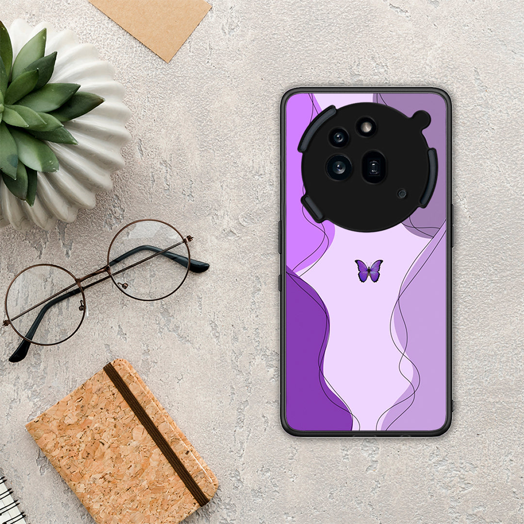 Purple Mariposa - Nothing Phone 3a Pro 5G θήκη