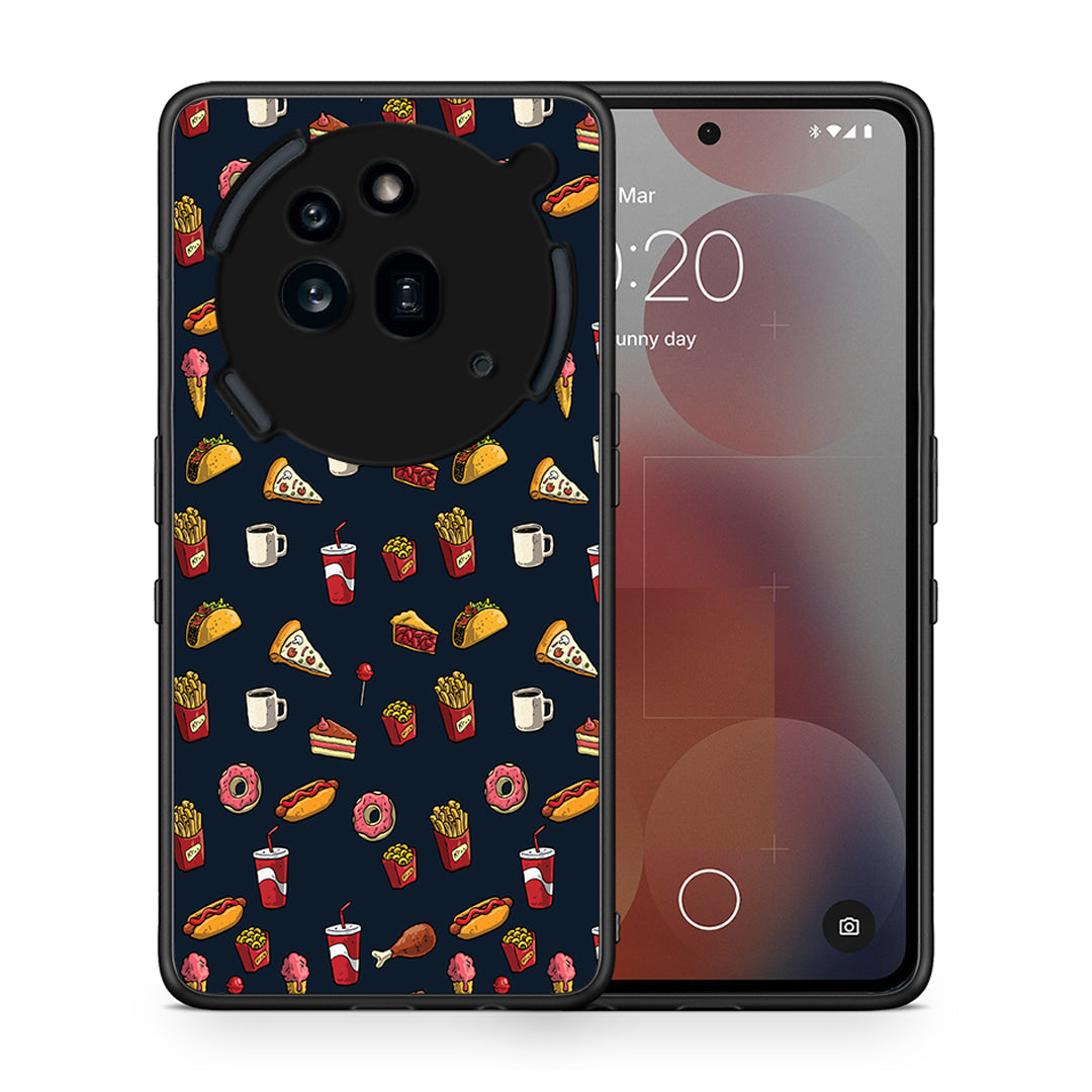 Θήκη Nothing Phone 3a Pro 5G Hungry Random από τη Smartfits με σχέδιο στο πίσω μέρος και μαύρο περίβλημα | Nothing Phone 3a Pro 5G Hungry Random case with colorful back and black bezels
