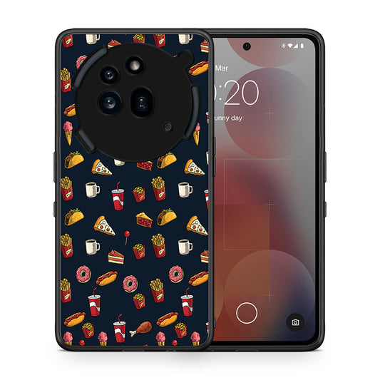 Θήκη Nothing Phone 3a Pro 5G Hungry Random από τη Smartfits με σχέδιο στο πίσω μέρος και μαύρο περίβλημα | Nothing Phone 3a Pro 5G Hungry Random case with colorful back and black bezels
