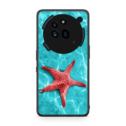 Nothing Phone 3a Pro 5G Red Starfish Θήκη από τη Smartfits με σχέδιο στο πίσω μέρος και μαύρο περίβλημα | Smartphone case with colorful back and black bezels by Smartfits