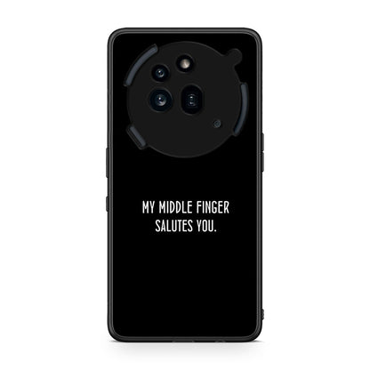 Nothing Phone 3a Pro 5G Salute θήκη από τη Smartfits με σχέδιο στο πίσω μέρος και μαύρο περίβλημα | Smartphone case with colorful back and black bezels by Smartfits