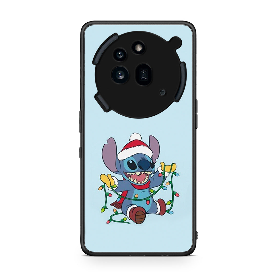 Nothing Phone 3a Pro 5G Santa Stich θήκη από τη Smartfits με σχέδιο στο πίσω μέρος και μαύρο περίβλημα | Smartphone case with colorful back and black bezels by Smartfits