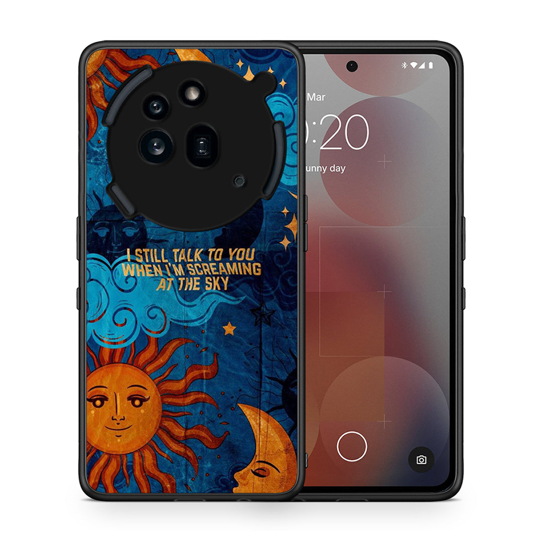 Θήκη Nothing Phone 3a Pro 5G Screaming Sky από τη Smartfits με σχέδιο στο πίσω μέρος και μαύρο περίβλημα | Nothing Phone 3a Pro 5G Screaming Sky case with colorful back and black bezels