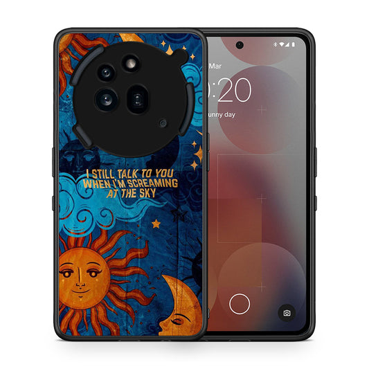 Θήκη Nothing Phone 3a Pro 5G Screaming Sky από τη Smartfits με σχέδιο στο πίσω μέρος και μαύρο περίβλημα | Nothing Phone 3a Pro 5G Screaming Sky case with colorful back and black bezels