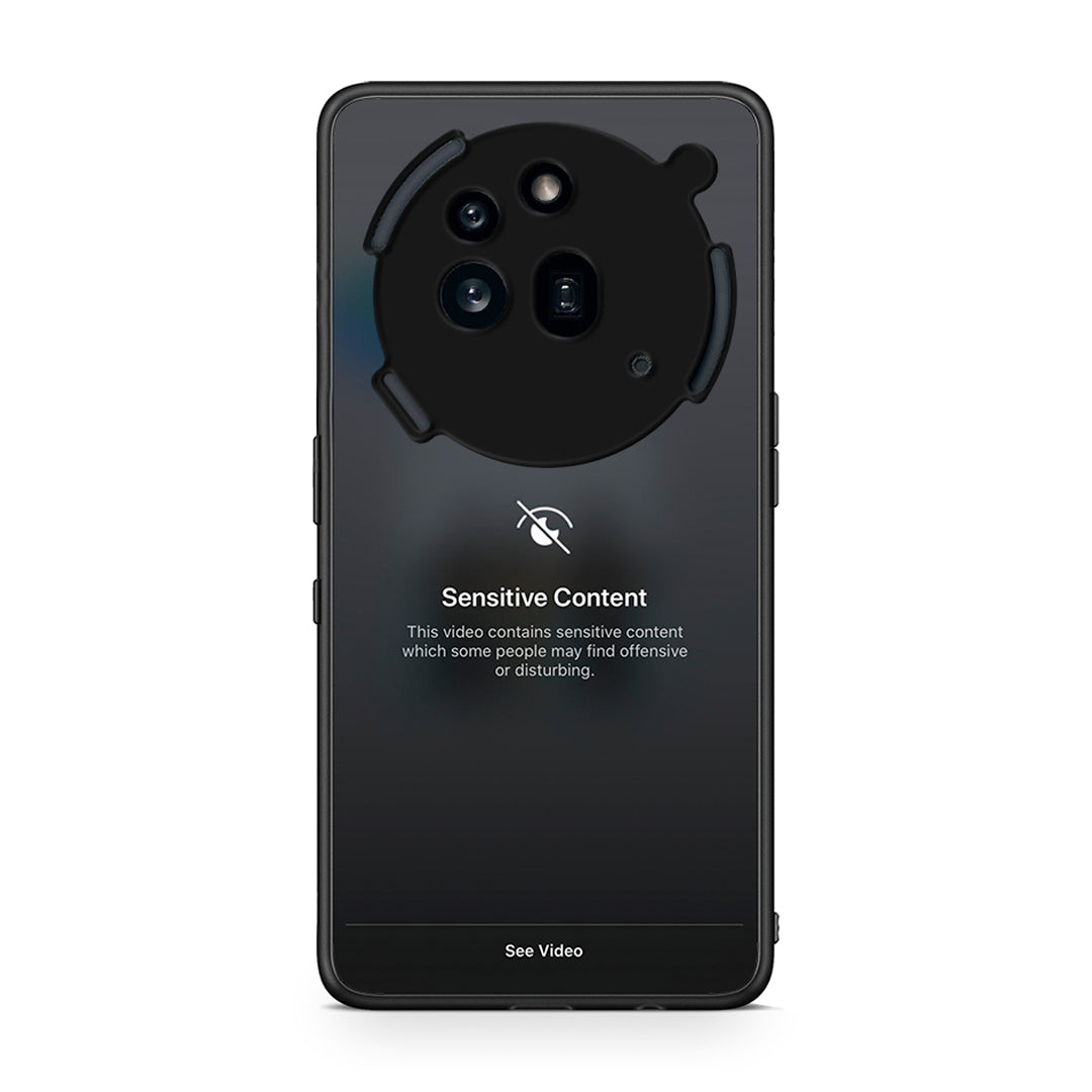 Nothing Phone 3a Pro 5G Sensitive Content θήκη από τη Smartfits με σχέδιο στο πίσω μέρος και μαύρο περίβλημα | Smartphone case with colorful back and black bezels by Smartfits