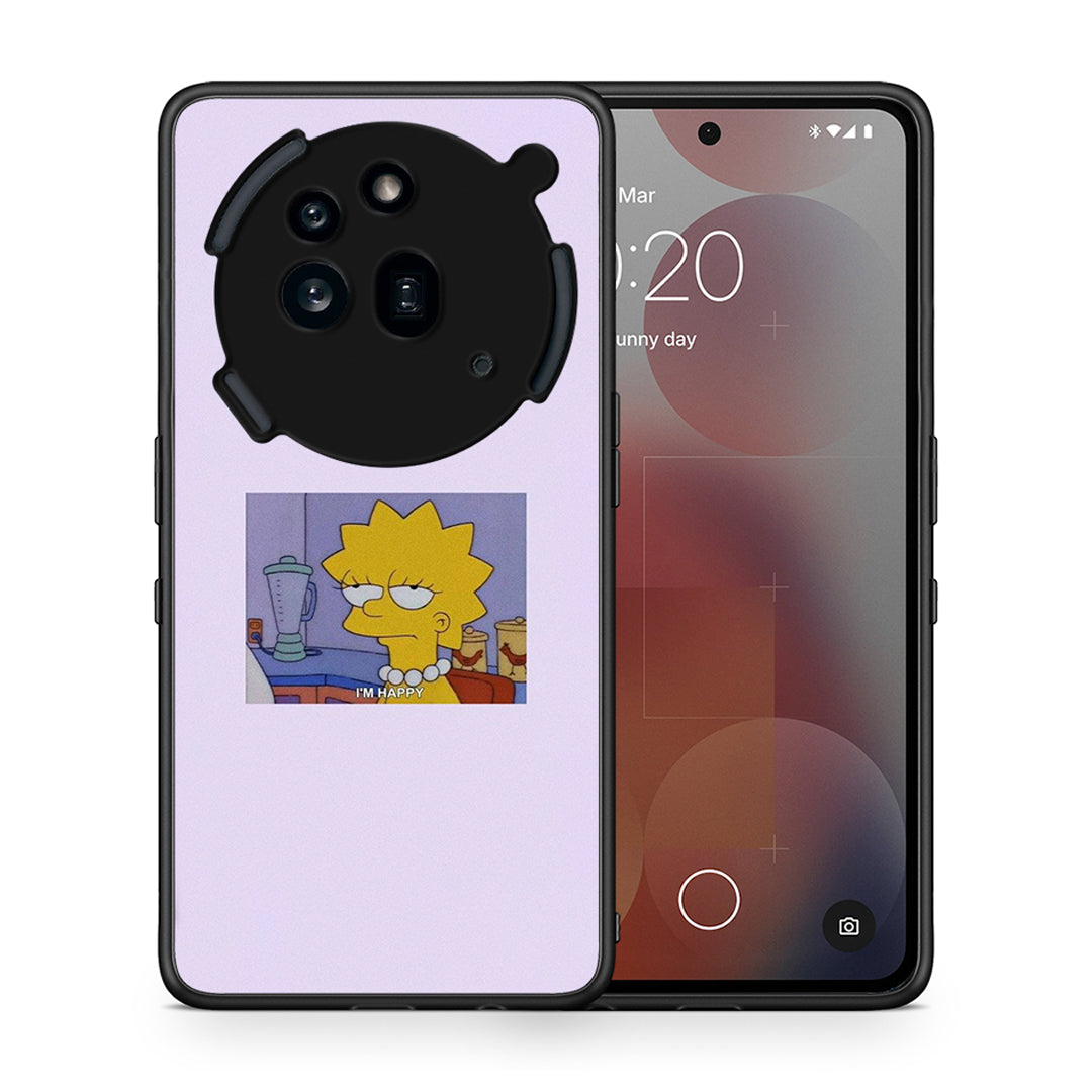 Θήκη Nothing Phone 3a Pro 5G So Happy από τη Smartfits με σχέδιο στο πίσω μέρος και μαύρο περίβλημα | Nothing Phone 3a Pro 5G So Happy case with colorful back and black bezels