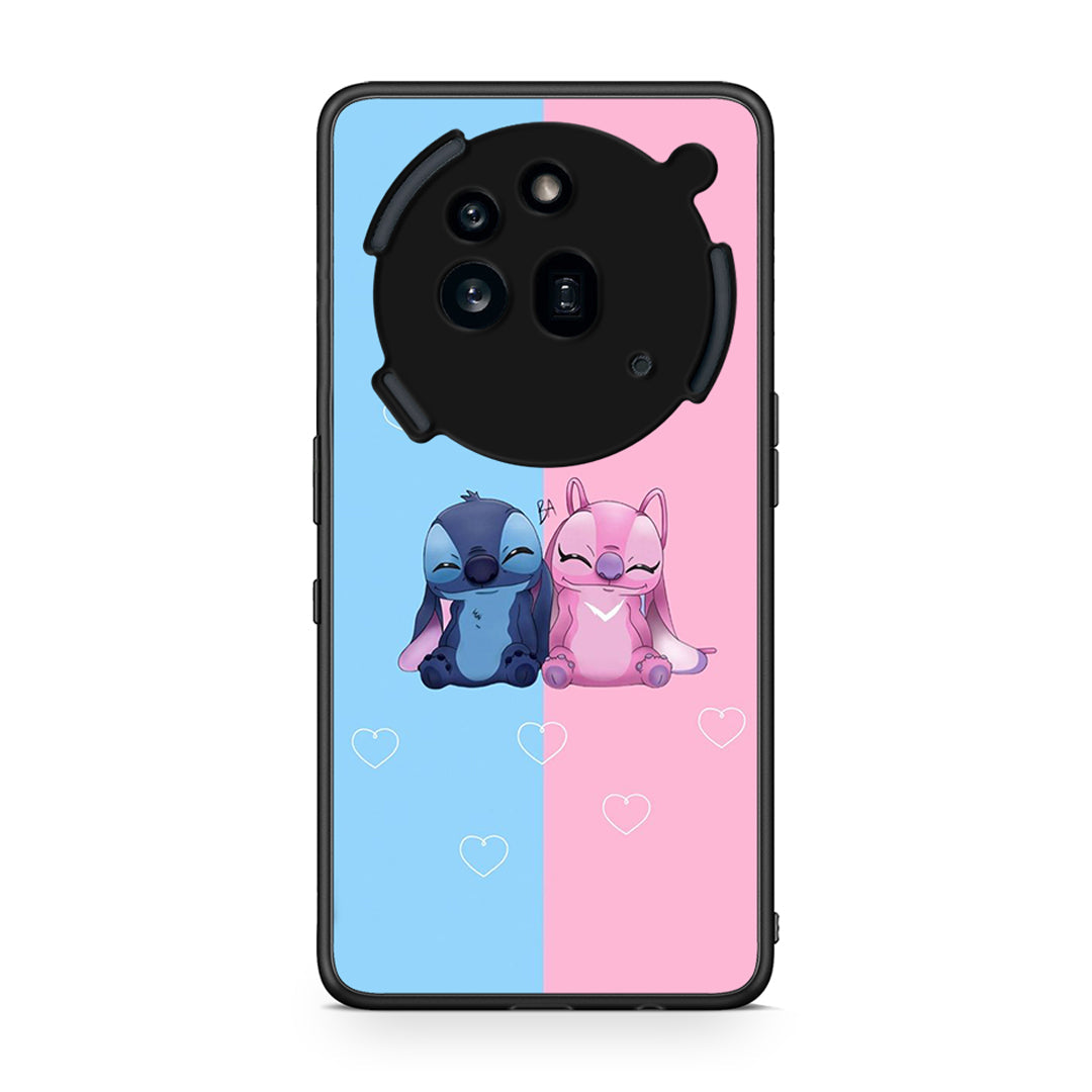 Nothing Phone 3a Pro 5G Stitch And Angel θήκη από τη Smartfits με σχέδιο στο πίσω μέρος και μαύρο περίβλημα | Smartphone case with colorful back and black bezels by Smartfits