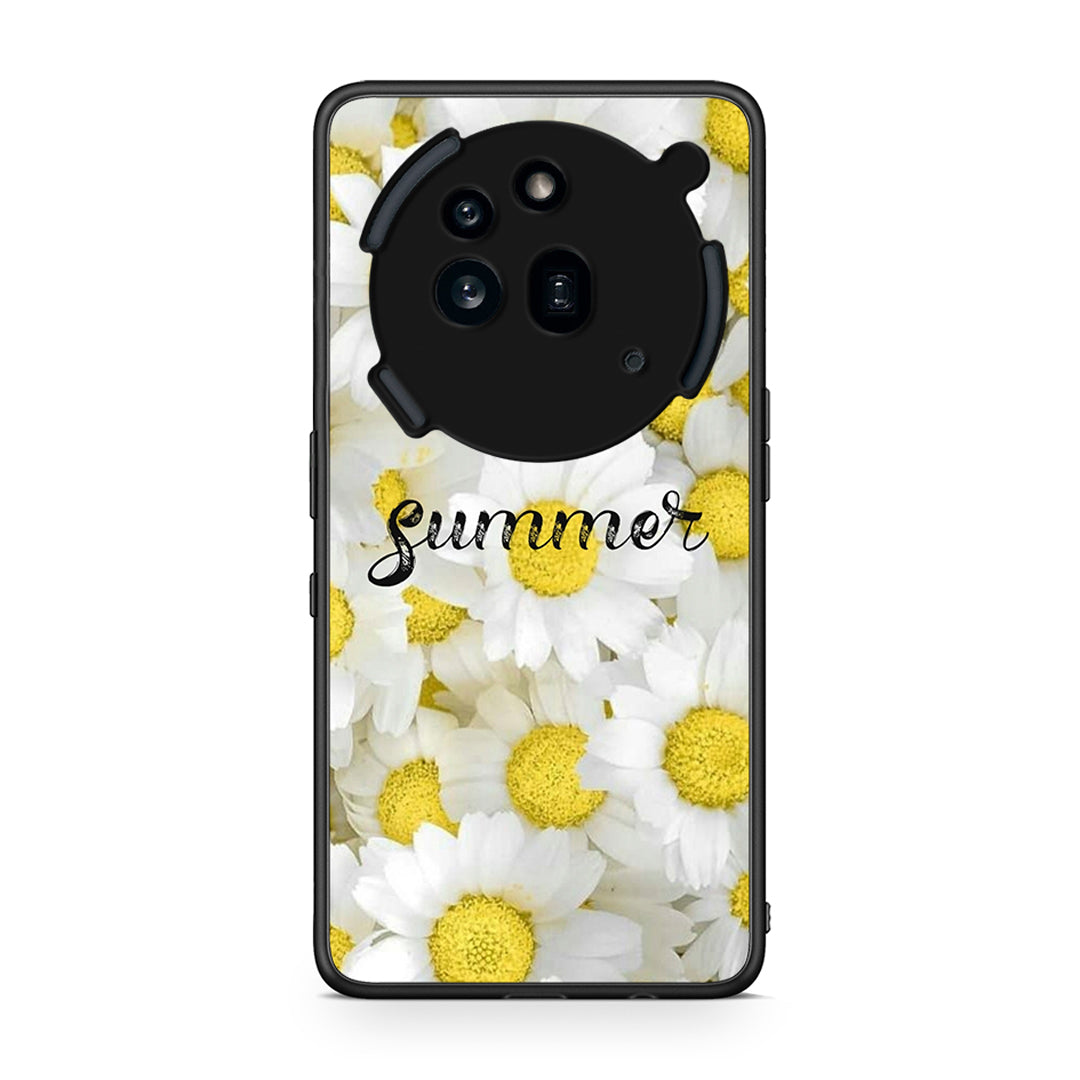 Nothing Phone 3a Pro 5G Summer Daisies Θήκη από τη Smartfits με σχέδιο στο πίσω μέρος και μαύρο περίβλημα | Smartphone case with colorful back and black bezels by Smartfits