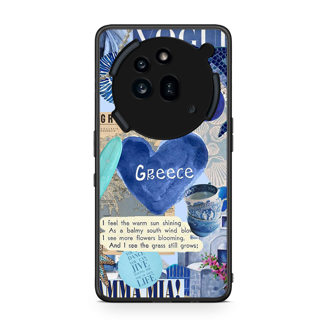 Nothing Phone 3a Pro 5G Summer In Greece Θήκη από τη Smartfits με σχέδιο στο πίσω μέρος και μαύρο περίβλημα | Smartphone case with colorful back and black bezels by Smartfits