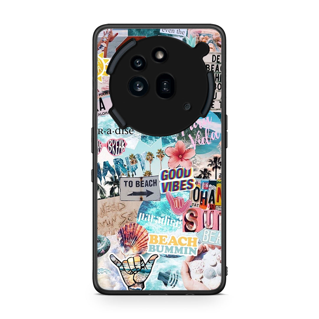 Nothing Phone 3a Pro 5G Summer Vibes Θήκη από τη Smartfits με σχέδιο στο πίσω μέρος και μαύρο περίβλημα | Smartphone case with colorful back and black bezels by Smartfits