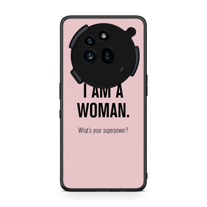 Nothing Phone 3a Pro 5G Superpower Woman θήκη από τη Smartfits με σχέδιο στο πίσω μέρος και μαύρο περίβλημα | Smartphone case with colorful back and black bezels by Smartfits