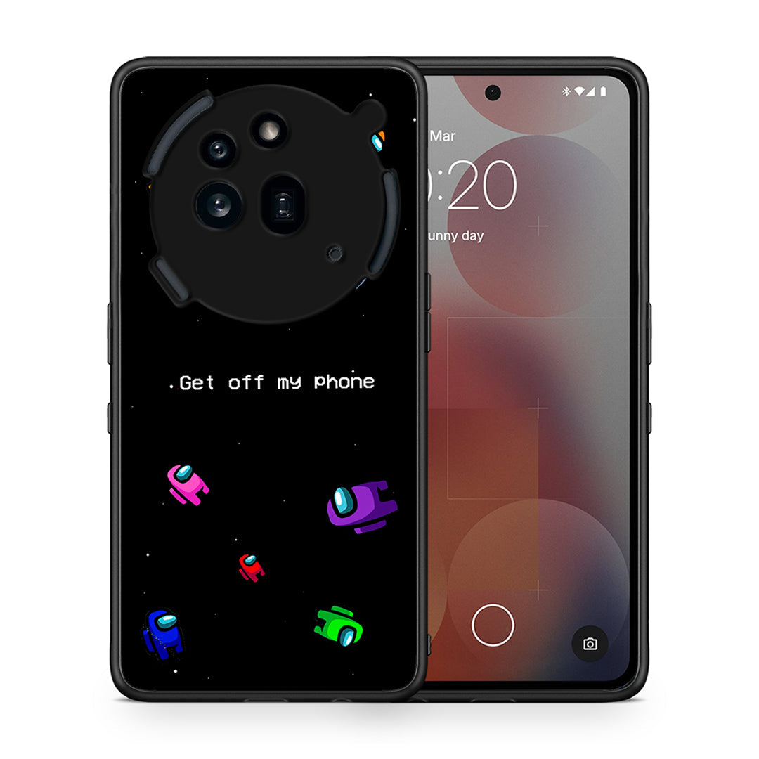 Θήκη Nothing Phone 3a Pro 5G AFK Text από τη Smartfits με σχέδιο στο πίσω μέρος και μαύρο περίβλημα | Nothing Phone 3a Pro 5G AFK Text case with colorful back and black bezels
