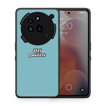 Θήκη Nothing Phone 3a Pro 5G Positive Text από τη Smartfits με σχέδιο στο πίσω μέρος και μαύρο περίβλημα | Nothing Phone 3a Pro 5G Positive Text case with colorful back and black bezels