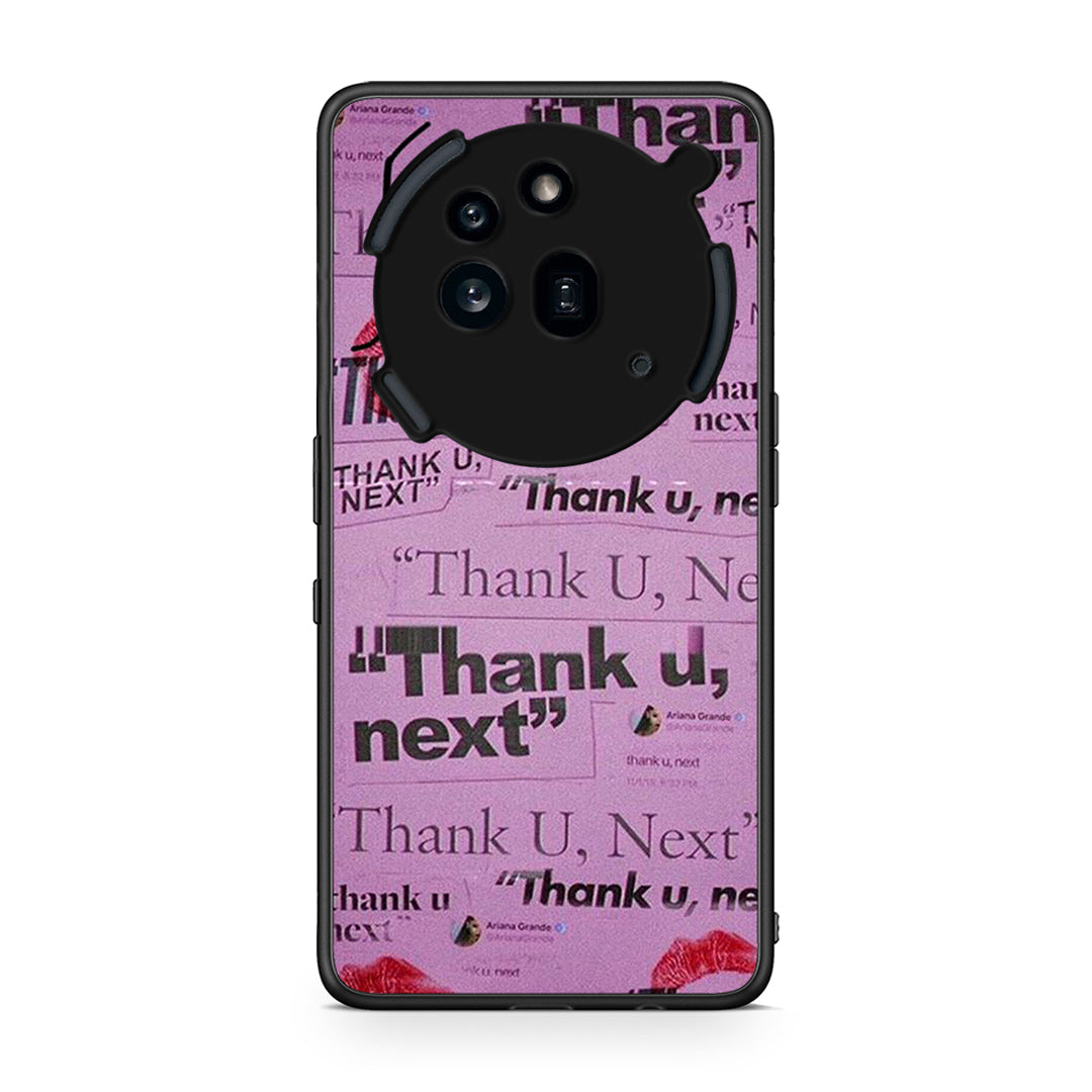 Nothing Phone 3a Pro 5G Thank You Next Θήκη Αγίου Βαλεντίνου από τη Smartfits με σχέδιο στο πίσω μέρος και μαύρο περίβλημα | Smartphone case with colorful back and black bezels by Smartfits