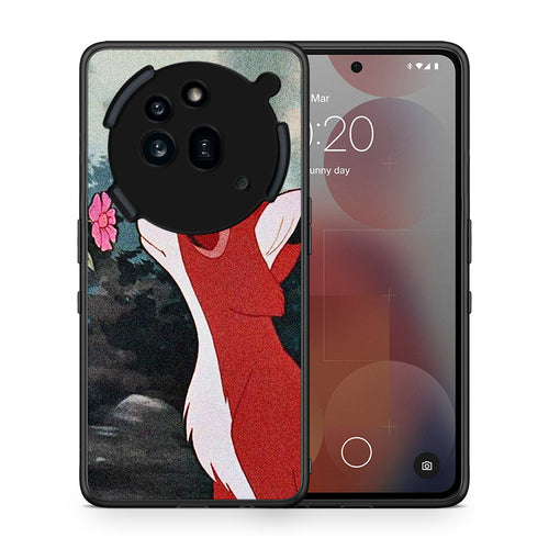 Θήκη Nothing Phone 3a Pro 5G Tod And Vixey Love 2 από τη Smartfits με σχέδιο στο πίσω μέρος και μαύρο περίβλημα | Nothing Phone 3a Pro 5G Tod And Vixey Love 2 case with colorful back and black bezels