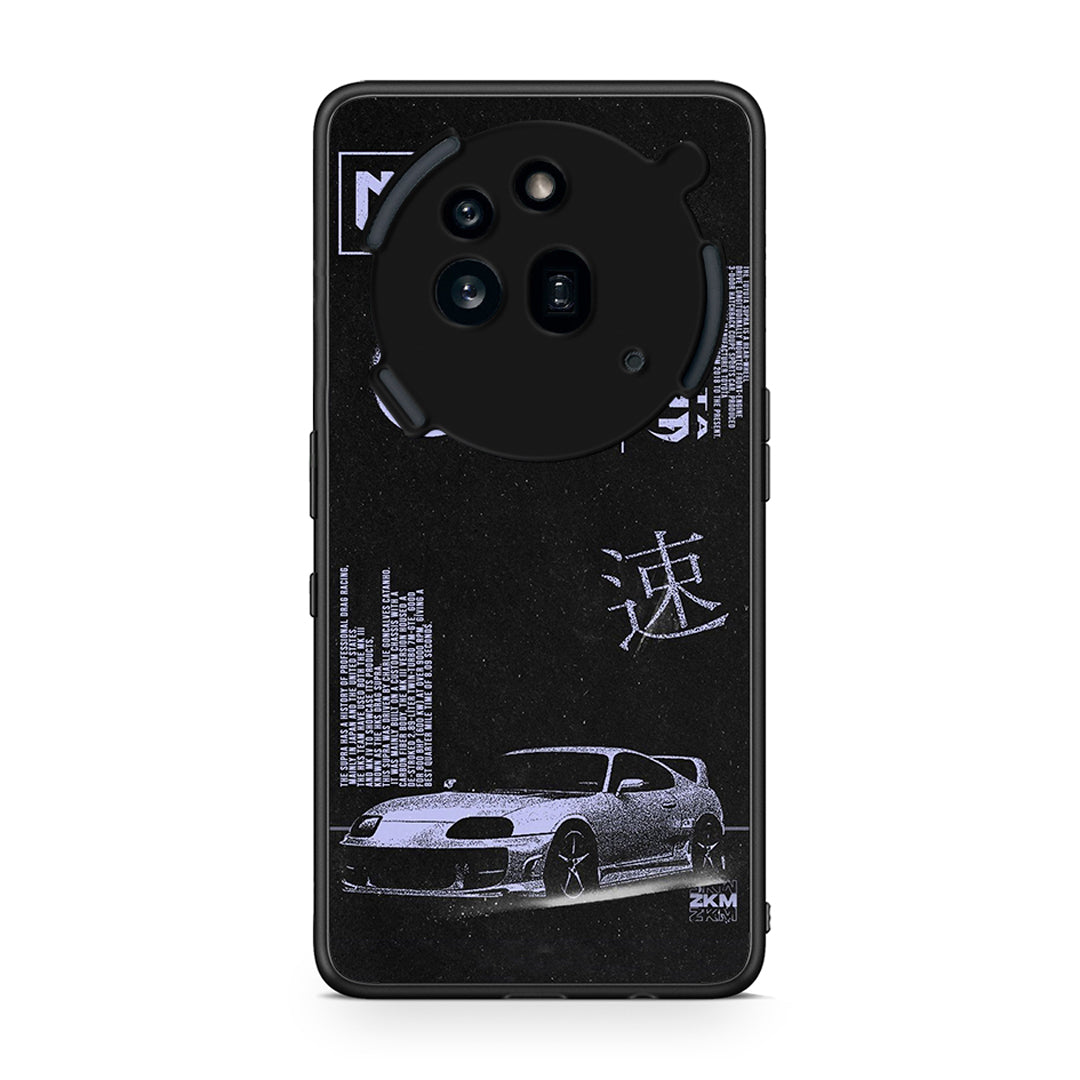Nothing Phone 3a Pro 5G Tokyo Drift Θήκη Αγίου Βαλεντίνου από τη Smartfits με σχέδιο στο πίσω μέρος και μαύρο περίβλημα | Smartphone case with colorful back and black bezels by Smartfits