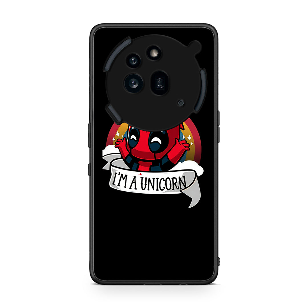 Nothing Phone 3a Pro 5G Unicorn Deadpool θήκη από τη Smartfits με σχέδιο στο πίσω μέρος και μαύρο περίβλημα | Smartphone case with colorful back and black bezels by Smartfits