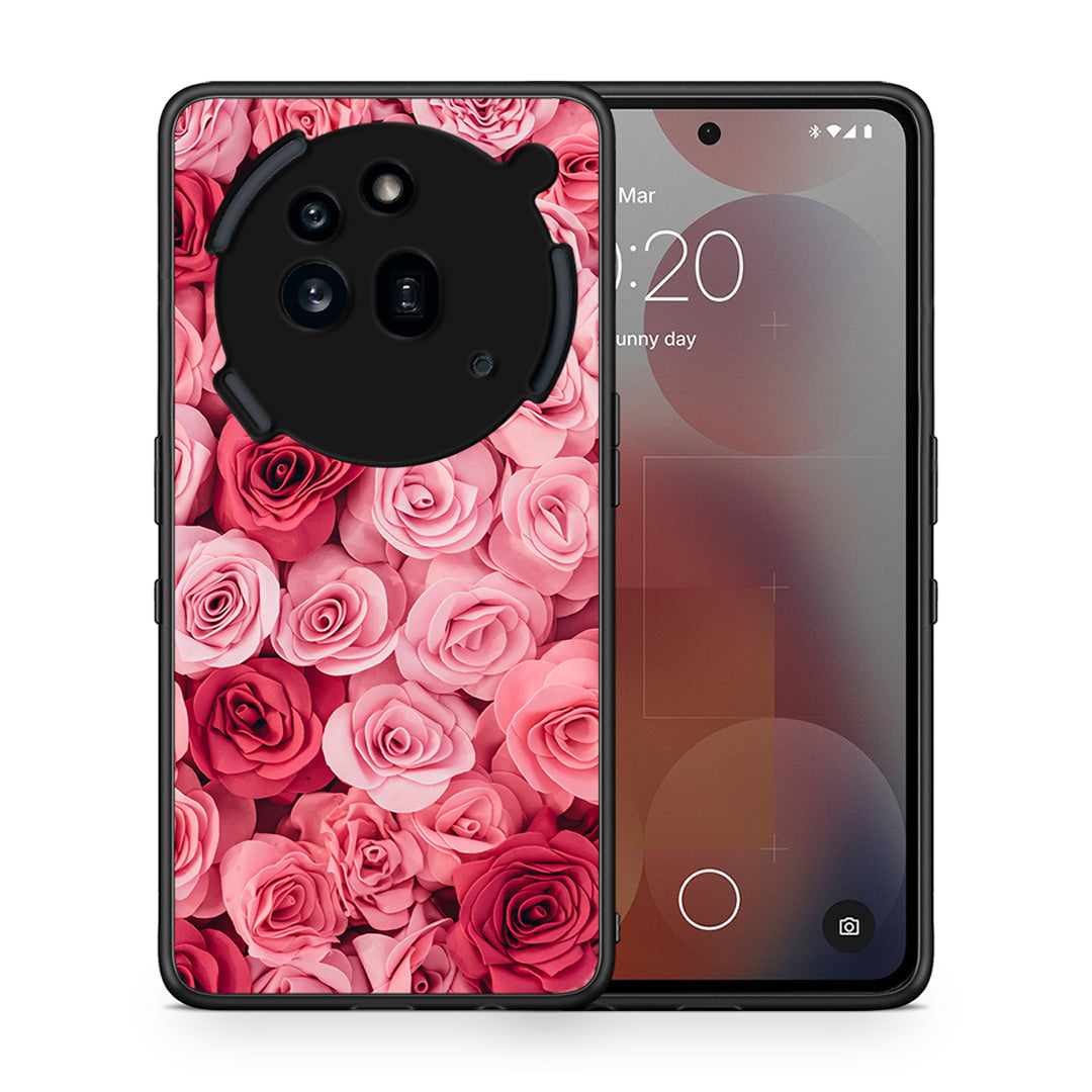 Θήκη Nothing Phone 3a Pro 5G RoseGarden Valentine από τη Smartfits με σχέδιο στο πίσω μέρος και μαύρο περίβλημα | Nothing Phone 3a Pro 5G RoseGarden Valentine case with colorful back and black bezels