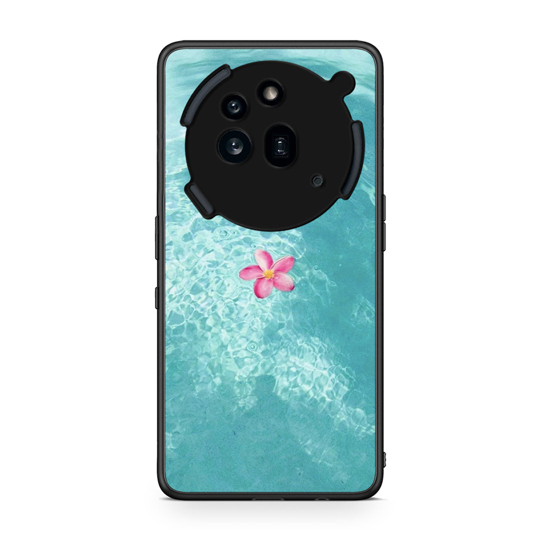 Nothing Phone 3a Pro 5G Water Flower Θήκη από τη Smartfits με σχέδιο στο πίσω μέρος και μαύρο περίβλημα | Smartphone case with colorful back and black bezels by Smartfits