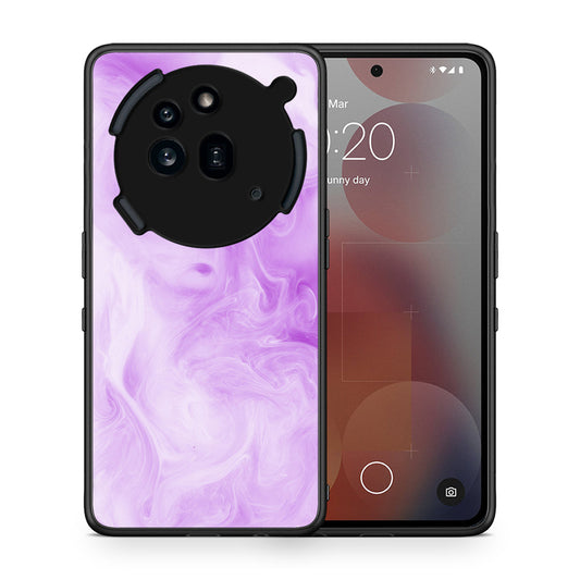 Θήκη Nothing Phone 3a Pro 5G Lavender Watercolor από τη Smartfits με σχέδιο στο πίσω μέρος και μαύρο περίβλημα | Nothing Phone 3a Pro 5G Lavender Watercolor case with colorful back and black bezels