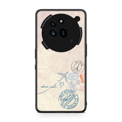 Nothing Phone 3a Pro 5G Where Next Θήκη από τη Smartfits με σχέδιο στο πίσω μέρος και μαύρο περίβλημα | Smartphone case with colorful back and black bezels by Smartfits