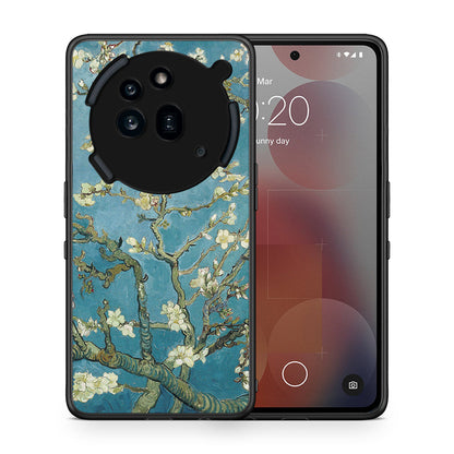 Θήκη Nothing Phone 3a Pro 5G White Blossoms από τη Smartfits με σχέδιο στο πίσω μέρος και μαύρο περίβλημα | Nothing Phone 3a Pro 5G White Blossoms case with colorful back and black bezels