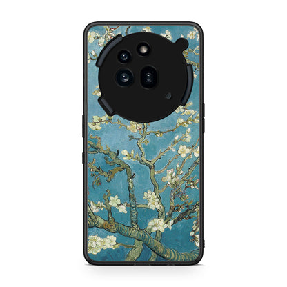 Nothing Phone 3a Pro 5G White Blossoms θήκη από τη Smartfits με σχέδιο στο πίσω μέρος και μαύρο περίβλημα | Smartphone case with colorful back and black bezels by Smartfits