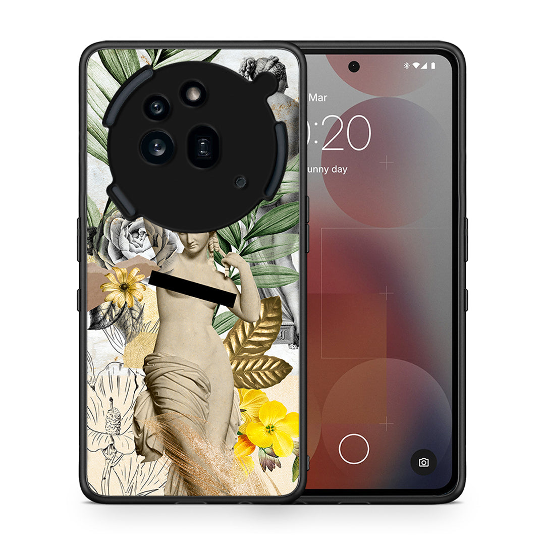 Θήκη Nothing Phone 3a Pro 5G Woman Statue από τη Smartfits με σχέδιο στο πίσω μέρος και μαύρο περίβλημα | Nothing Phone 3a Pro 5G Woman Statue case with colorful back and black bezels