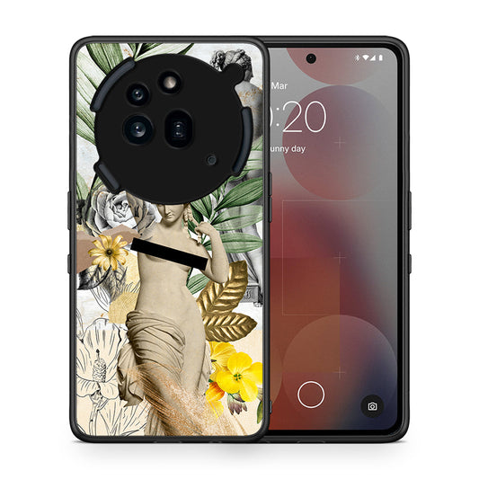 Θήκη Nothing Phone 3a Pro 5G Woman Statue από τη Smartfits με σχέδιο στο πίσω μέρος και μαύρο περίβλημα | Nothing Phone 3a Pro 5G Woman Statue case with colorful back and black bezels
