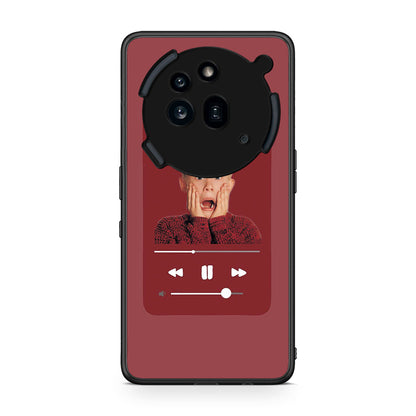 Nothing Phone 3a Pro 5G Xmas Alone Music θήκη από τη Smartfits με σχέδιο στο πίσω μέρος και μαύρο περίβλημα | Smartphone case with colorful back and black bezels by Smartfits