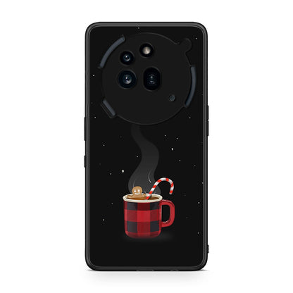 Nothing Phone 3a Pro 5G Xmas Bathing θήκη από τη Smartfits με σχέδιο στο πίσω μέρος και μαύρο περίβλημα | Smartphone case with colorful back and black bezels by Smartfits
