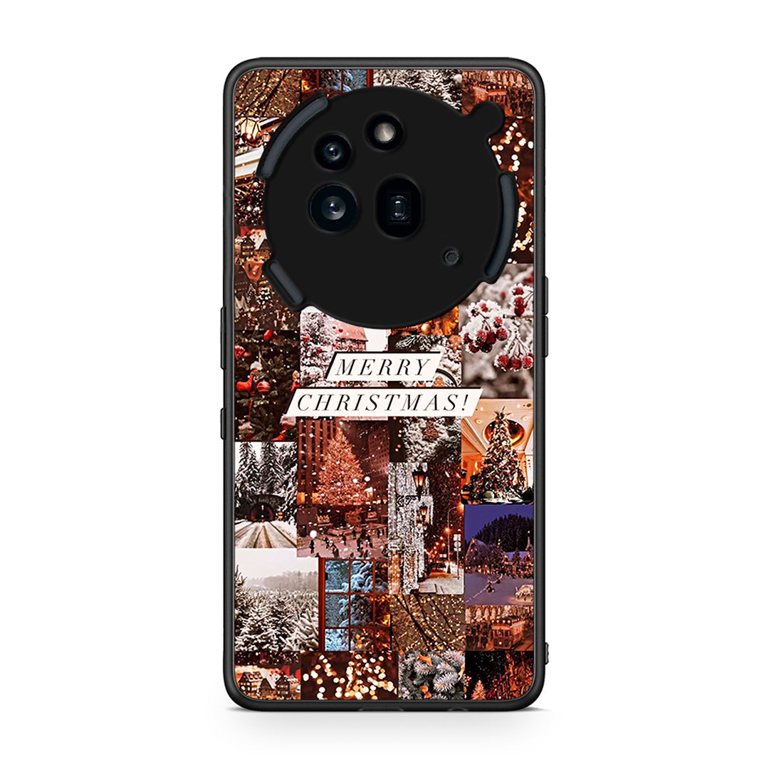 Nothing Phone 3a Pro 5G Xmas Collage θήκη από τη Smartfits με σχέδιο στο πίσω μέρος και μαύρο περίβλημα | Smartphone case with colorful back and black bezels by Smartfits
