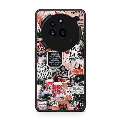 Nothing Phone 3a Pro 5G Xmas Habbits θήκη από τη Smartfits με σχέδιο στο πίσω μέρος και μαύρο περίβλημα | Smartphone case with colorful back and black bezels by Smartfits