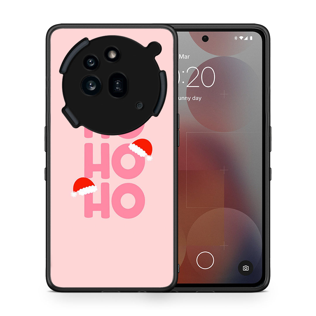 Θήκη Nothing Phone 3a Pro 5G Xmas Ho Ho Ho από τη Smartfits με σχέδιο στο πίσω μέρος και μαύρο περίβλημα | Nothing Phone 3a Pro 5G Xmas Ho Ho Ho case with colorful back and black bezels