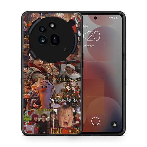 Θήκη Nothing Phone 3a Pro 5G Xmas Wishes από τη Smartfits με σχέδιο στο πίσω μέρος και μαύρο περίβλημα | Nothing Phone 3a Pro 5G Xmas Wishes case with colorful back and black bezels