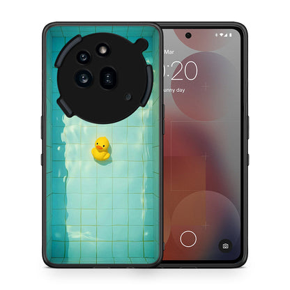 Θήκη Nothing Phone 3a Pro 5G Yellow Duck από τη Smartfits με σχέδιο στο πίσω μέρος και μαύρο περίβλημα | Nothing Phone 3a Pro 5G Yellow Duck case with colorful back and black bezels