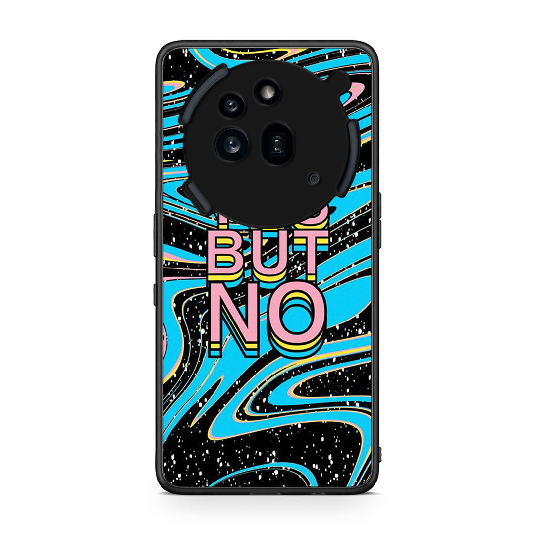 Nothing Phone 3a Pro 5G Yes But No θήκη από τη Smartfits με σχέδιο στο πίσω μέρος και μαύρο περίβλημα | Smartphone case with colorful back and black bezels by Smartfits