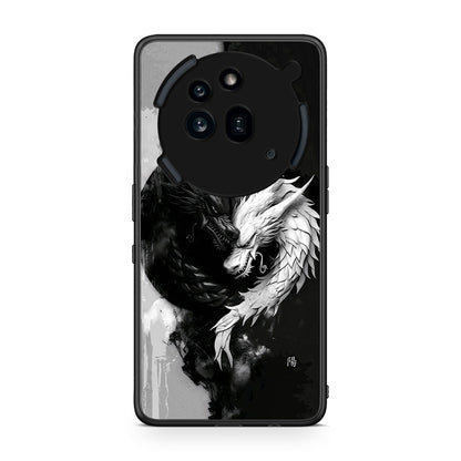 Nothing Phone 3a Pro 5G Yin Yang Θήκη από τη Smartfits με σχέδιο στο πίσω μέρος και μαύρο περίβλημα | Smartphone case with colorful back and black bezels by Smartfits