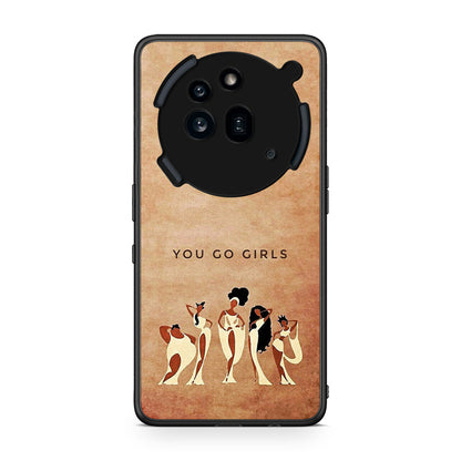 Nothing Phone 3a Pro 5G You Go Girl θήκη από τη Smartfits με σχέδιο στο πίσω μέρος και μαύρο περίβλημα | Smartphone case with colorful back and black bezels by Smartfits
