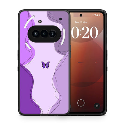 Purple Mariposa - Nothing Phone 3a θήκη