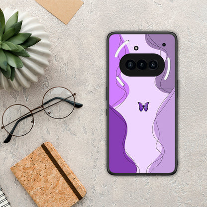 Purple Mariposa - Nothing Phone 3a θήκη