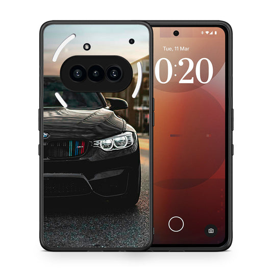 Θήκη Nothing Phone 3a M3 Racing από τη Smartfits με σχέδιο στο πίσω μέρος και μαύρο περίβλημα | Nothing Phone 3a M3 Racing case with colorful back and black bezels