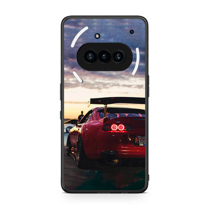 Nothing Phone 3a Racing Supra θήκη από τη Smartfits με σχέδιο στο πίσω μέρος και μαύρο περίβλημα | Smartphone case with colorful back and black bezels by Smartfits