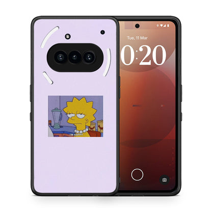 Θήκη Nothing Phone 3a So Happy από τη Smartfits με σχέδιο στο πίσω μέρος και μαύρο περίβλημα | Nothing Phone 3a So Happy case with colorful back and black bezels
